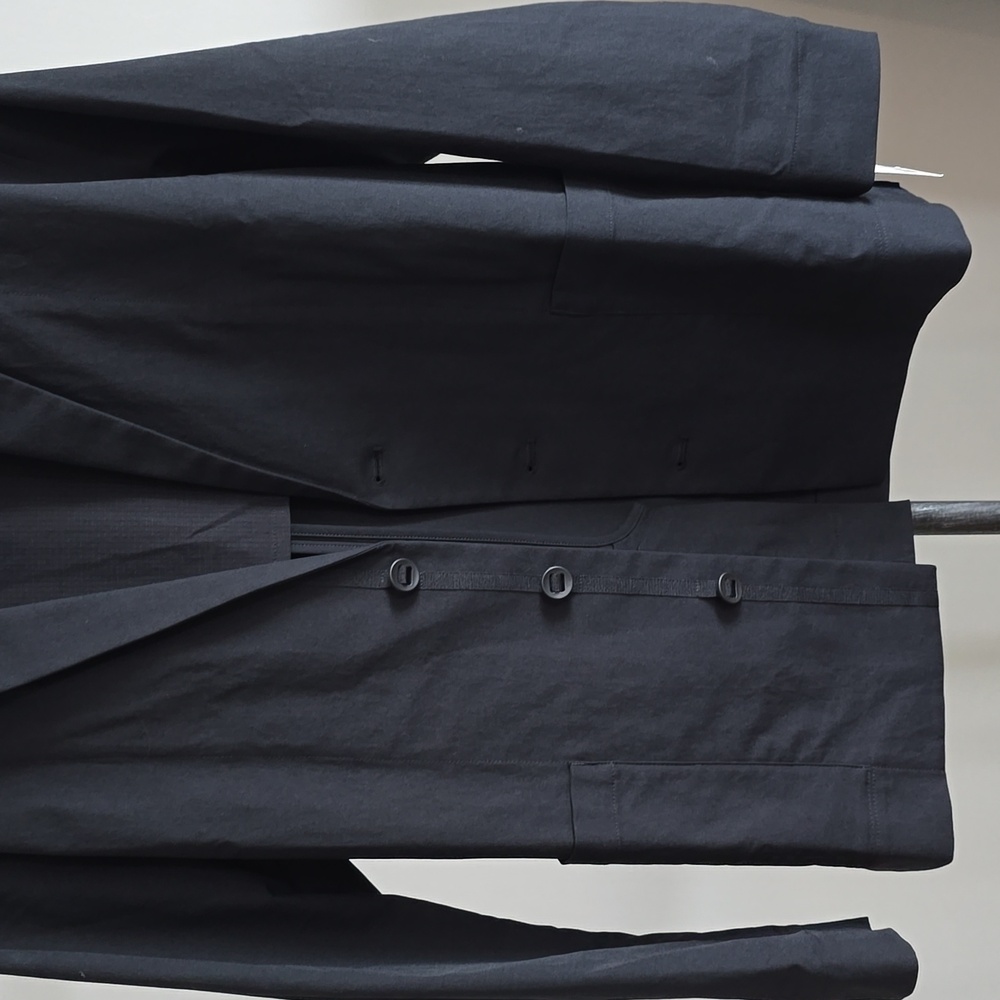 NWT Lululemon Men's Relaxed Fit Twill Blazer In Black - Picture 3 of 12